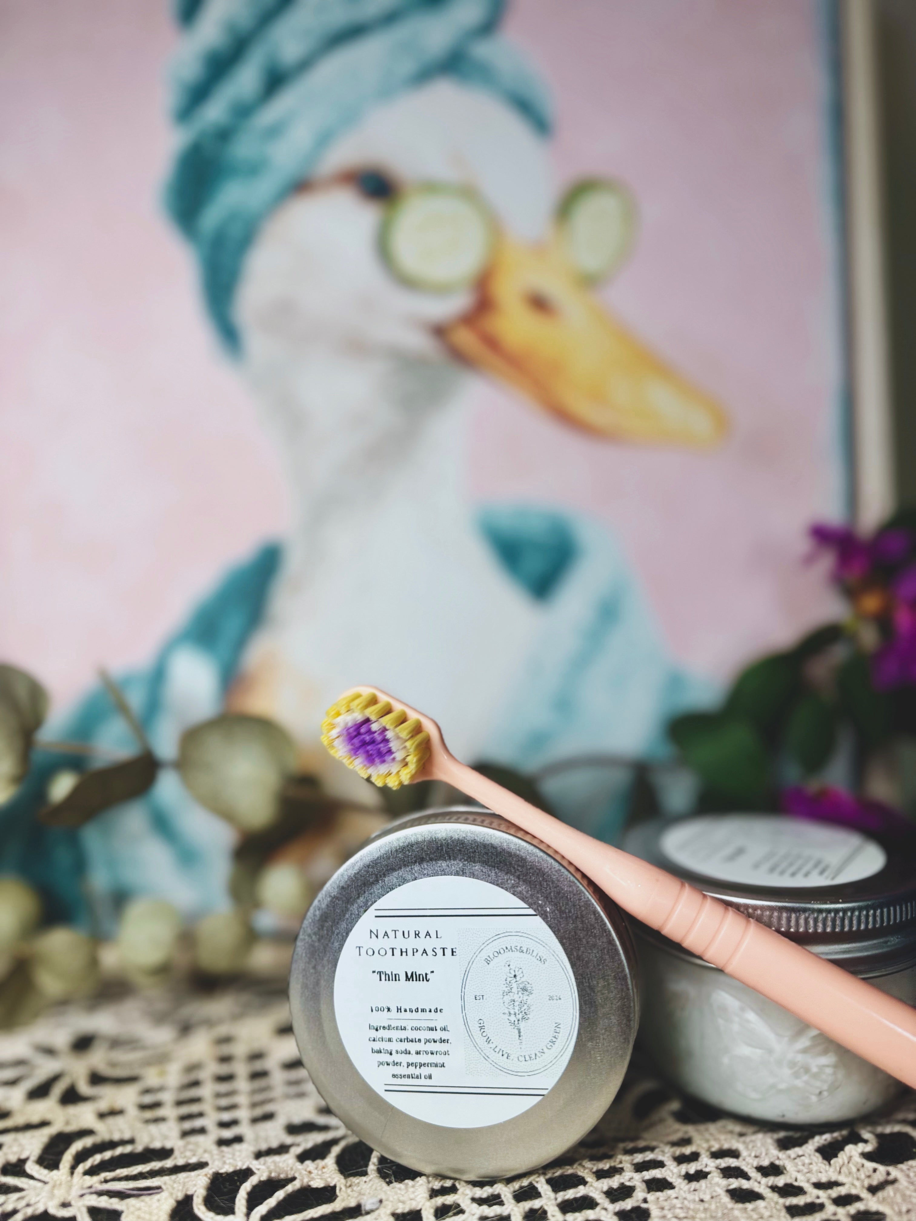 “Thin Mint” All Natural Toothpaste